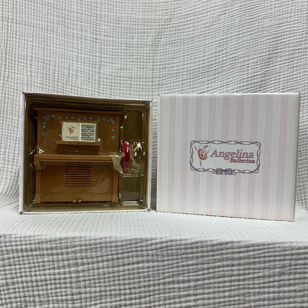 NEW American Girl Angelina Ballerina Piano w stool 2001
